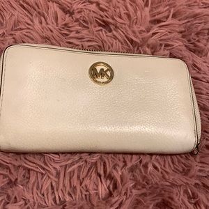 Michael Kors white wallet